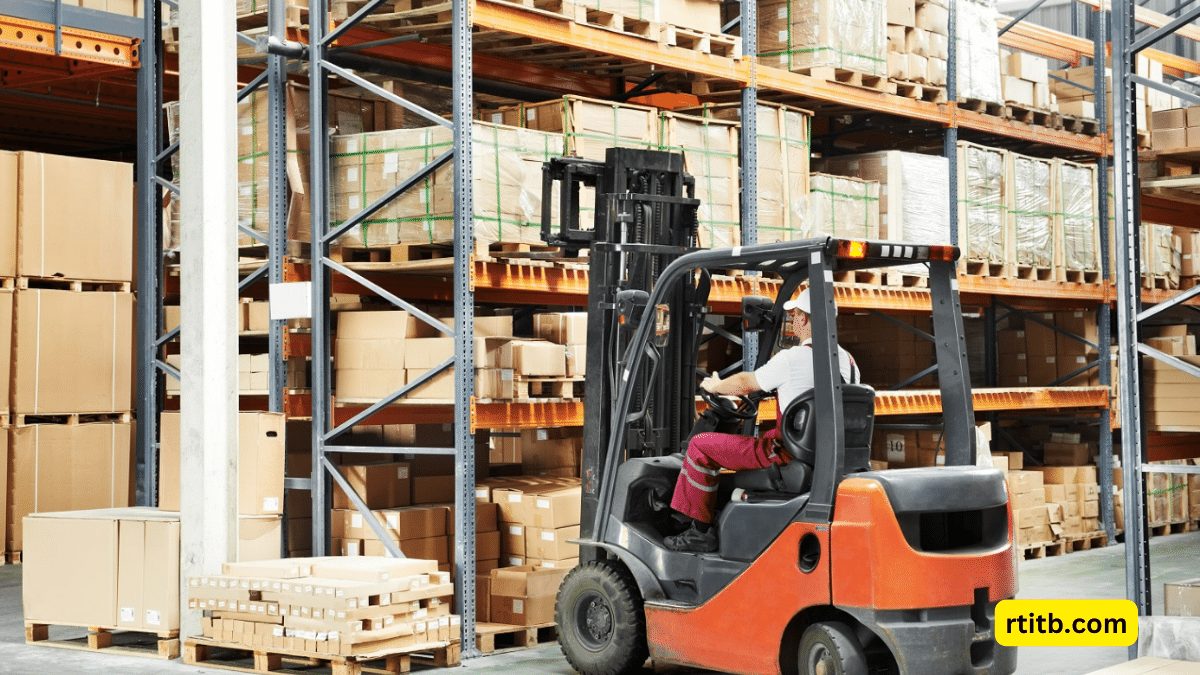 Penggunaan Racking di Warehouse