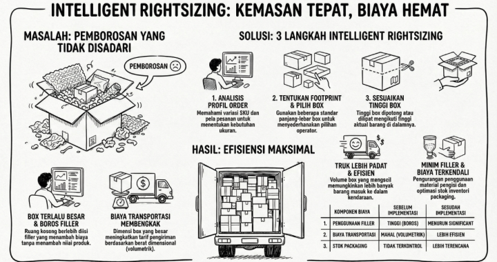 Packaging Warehouse Yang optimal Dengan Intelligent Rightsizing